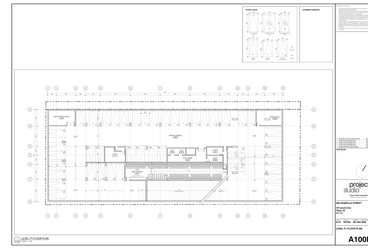 Floor plan for project from page 2 of the file '2026-04-17 - Architectural Floor Plans - D07-12-26-0009'