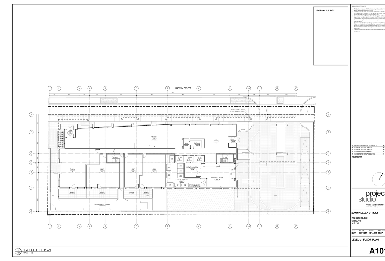 Floor plan for project from page 3 of the file '2026-04-17 - Architectural Floor Plans - D07-12-26-0009'