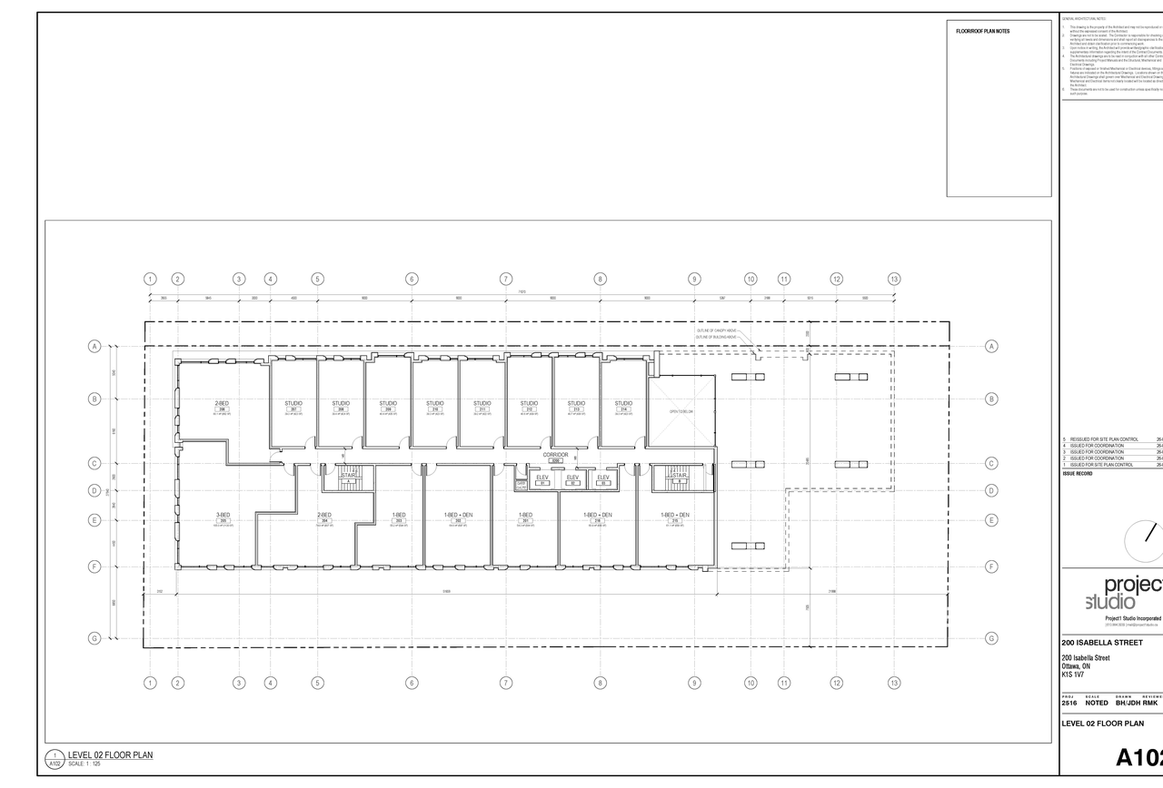 Floor plan for project from page 4 of the file '2026-04-17 - Architectural Floor Plans - D07-12-26-0009'