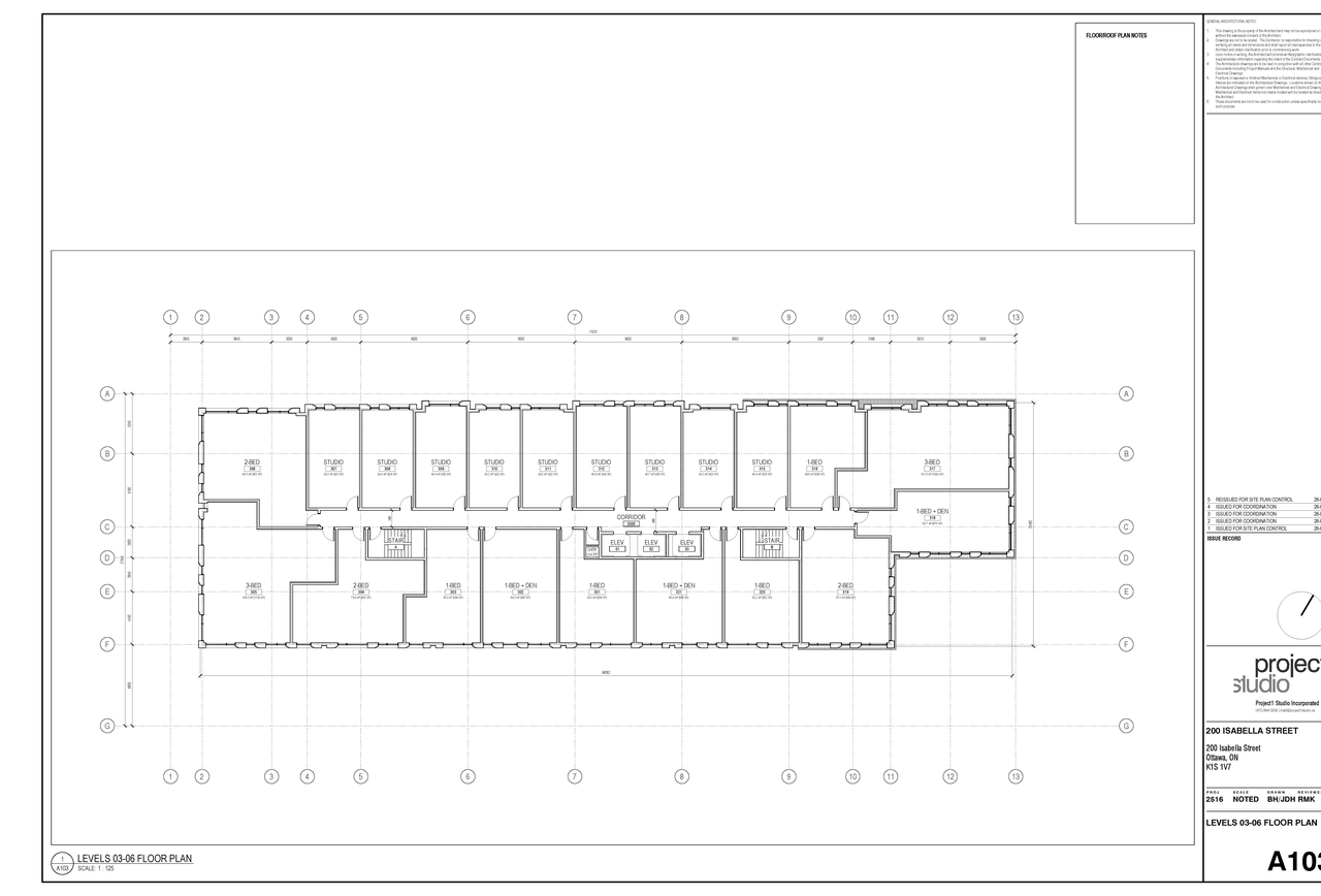 Floor plan for project from page 5 of the file '2026-04-17 - Architectural Floor Plans - D07-12-26-0009'