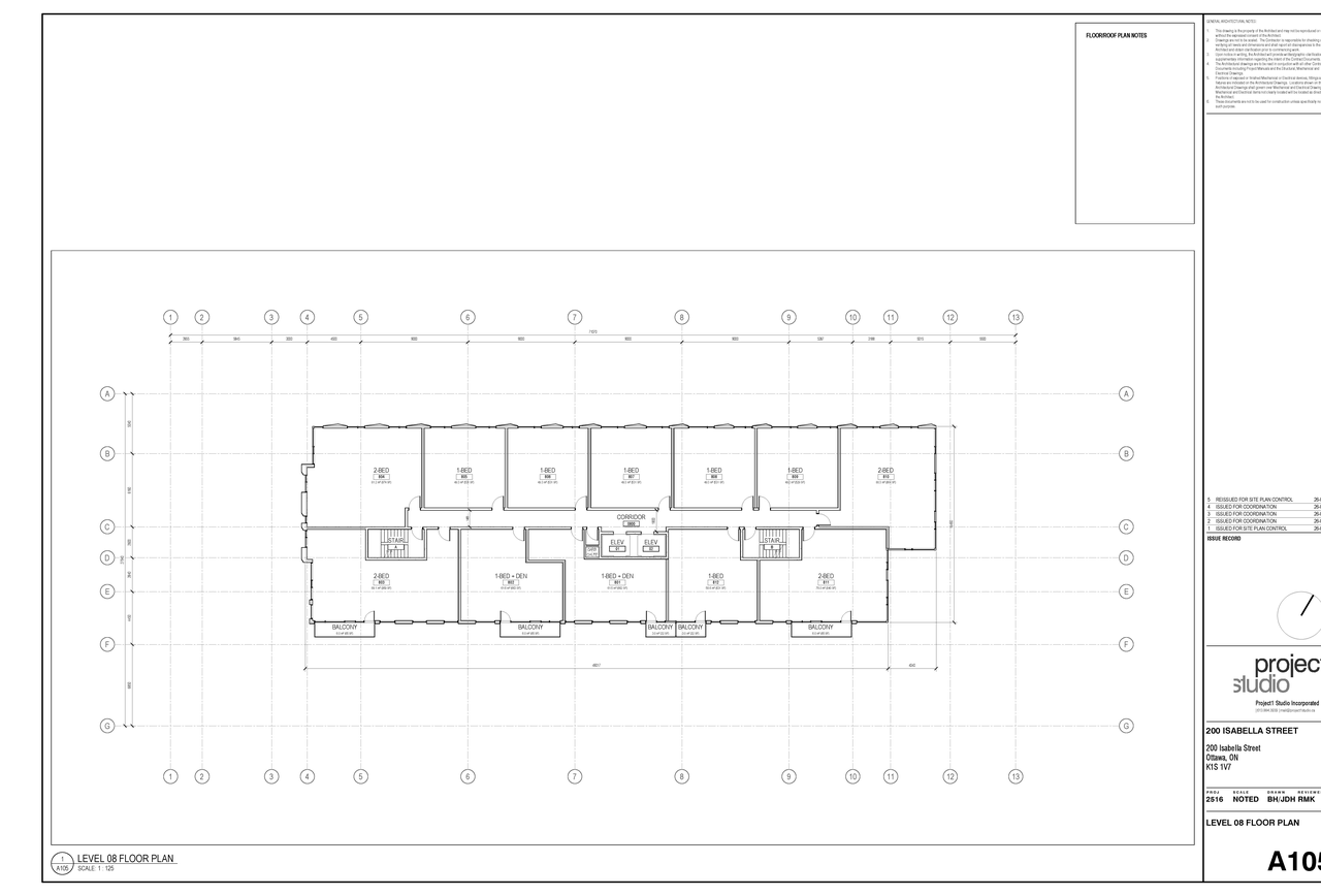 Floor plan for project from page 7 of the file '2026-04-17 - Architectural Floor Plans - D07-12-26-0009'