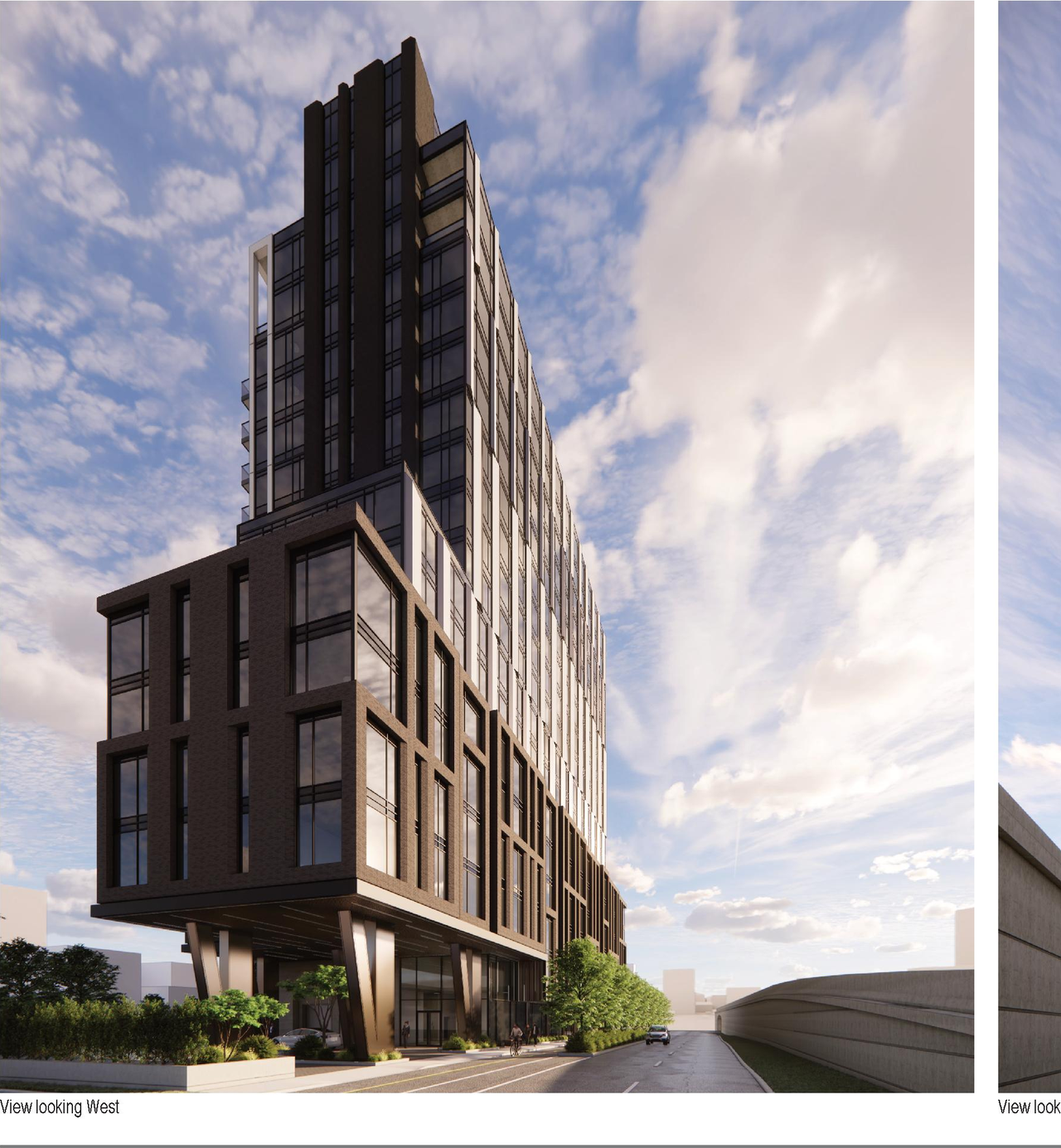 Rendering of building from page 16 of the file '2026-02-05 - Urban Design Brief - D07-12-26-0009'