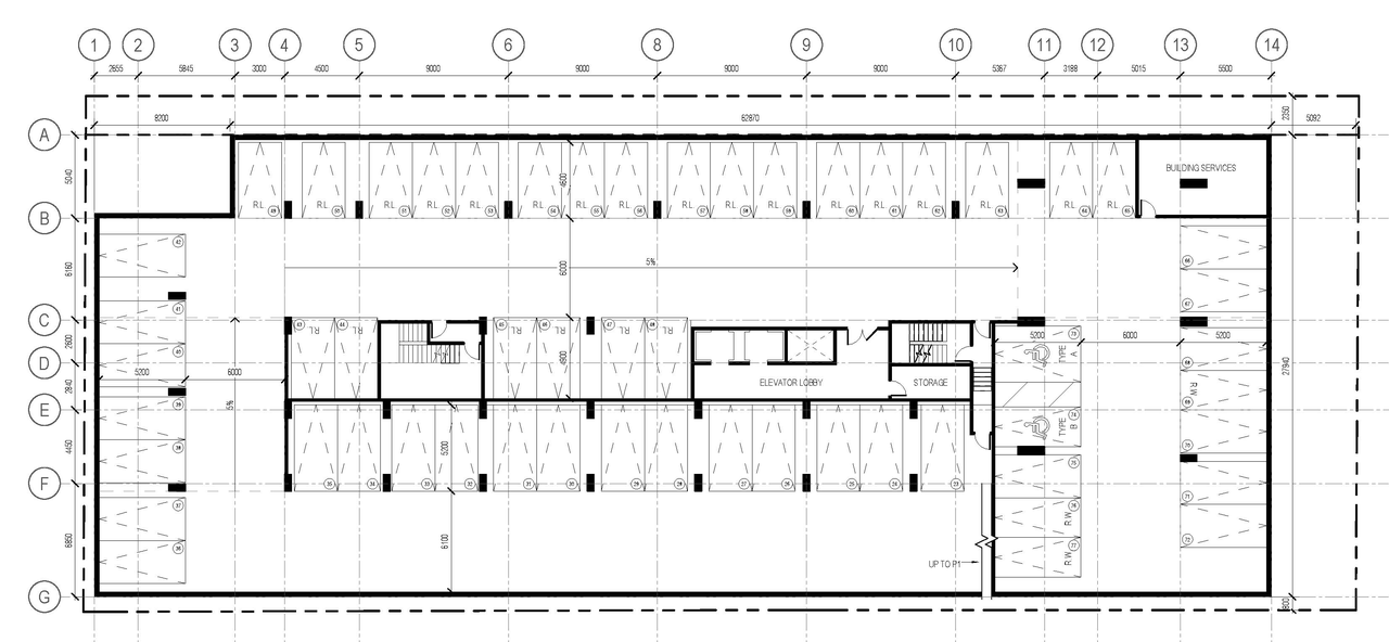 Floor plan for project from page 26 of the file '2026-02-05 - Urban Design Brief - D07-12-26-0009'