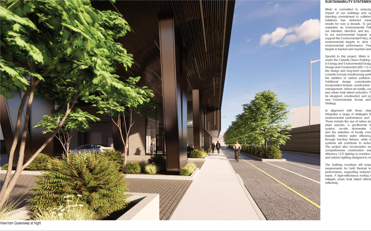 Rendering of building from page 7 of the file '2026-02-05 - Urban Design Brief - D07-12-26-0009'