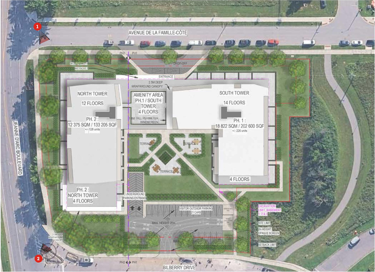 Construction site plan for project from page 21 of the file '2026-06-17 - UDRP 02 - D07-12-26-0012'