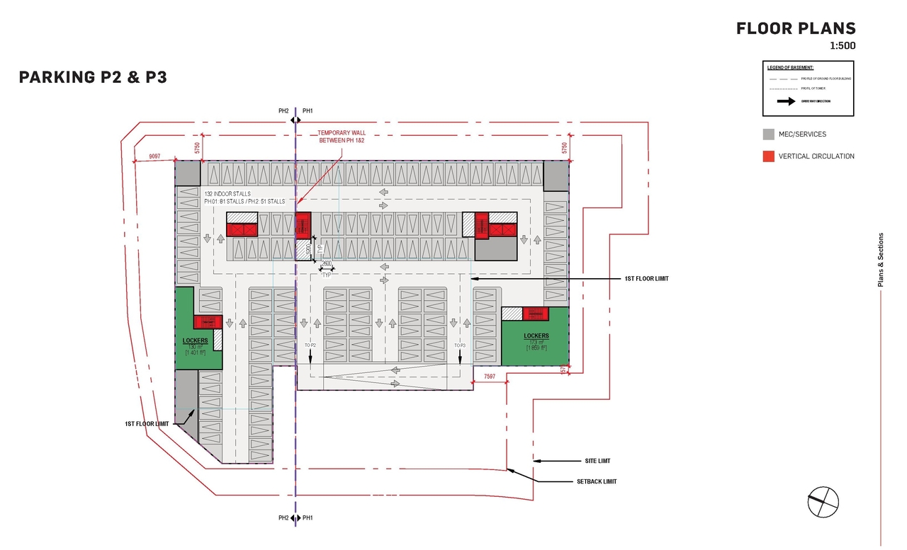 Construction site plan for project from page 5 of the file '2026-06-17 - UDRP Plans & Stats - D07-12-26-0012'