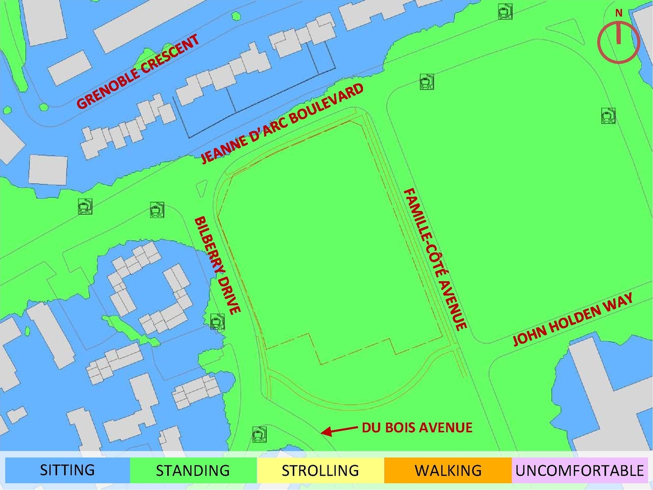 Construction site plan for project from page 63 of the file '2026-02-09 - Design Brief - D07-12-26-0012'