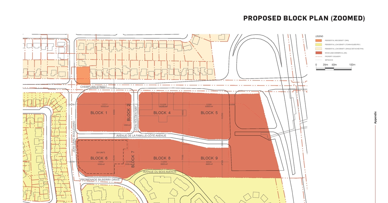 Construction site plan for project from page 84 of the file '2026-02-09 - Design Brief - D07-12-26-0012'