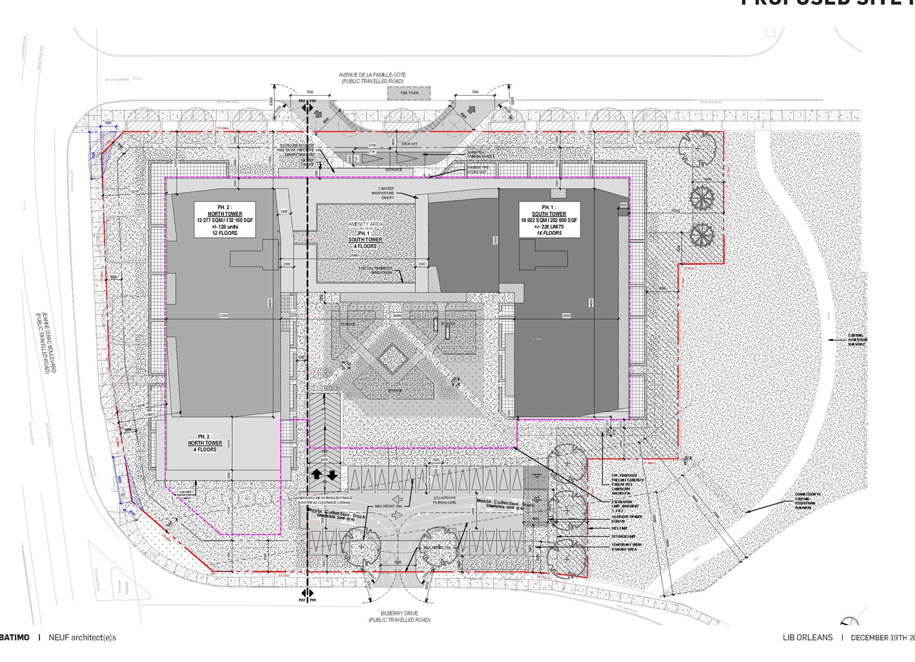 Construction site plan for project from page 85 of the file '2026-02-09 - Design Brief - D07-12-26-0012'