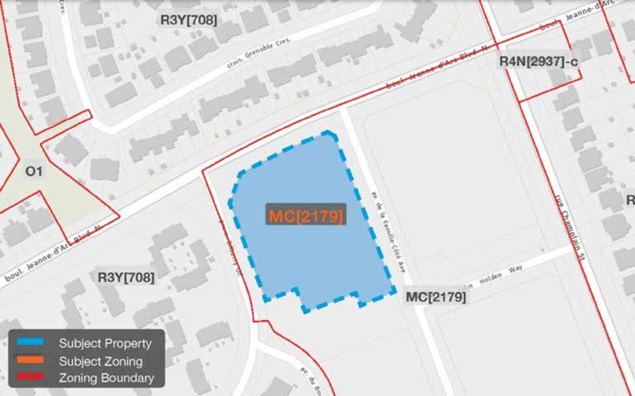 Construction site plan for project from page 13 of the file '2026-02-09 - UDRP Submission and Responses to UDRP Feedback - D07-12-26-0012'