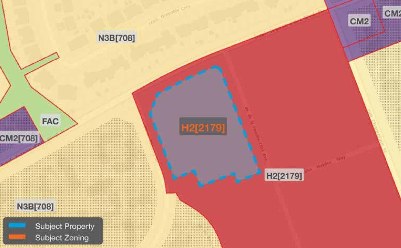 Construction site plan for project from page 14 of the file '2026-02-09 - UDRP Submission and Responses to UDRP Feedback - D07-12-26-0012'