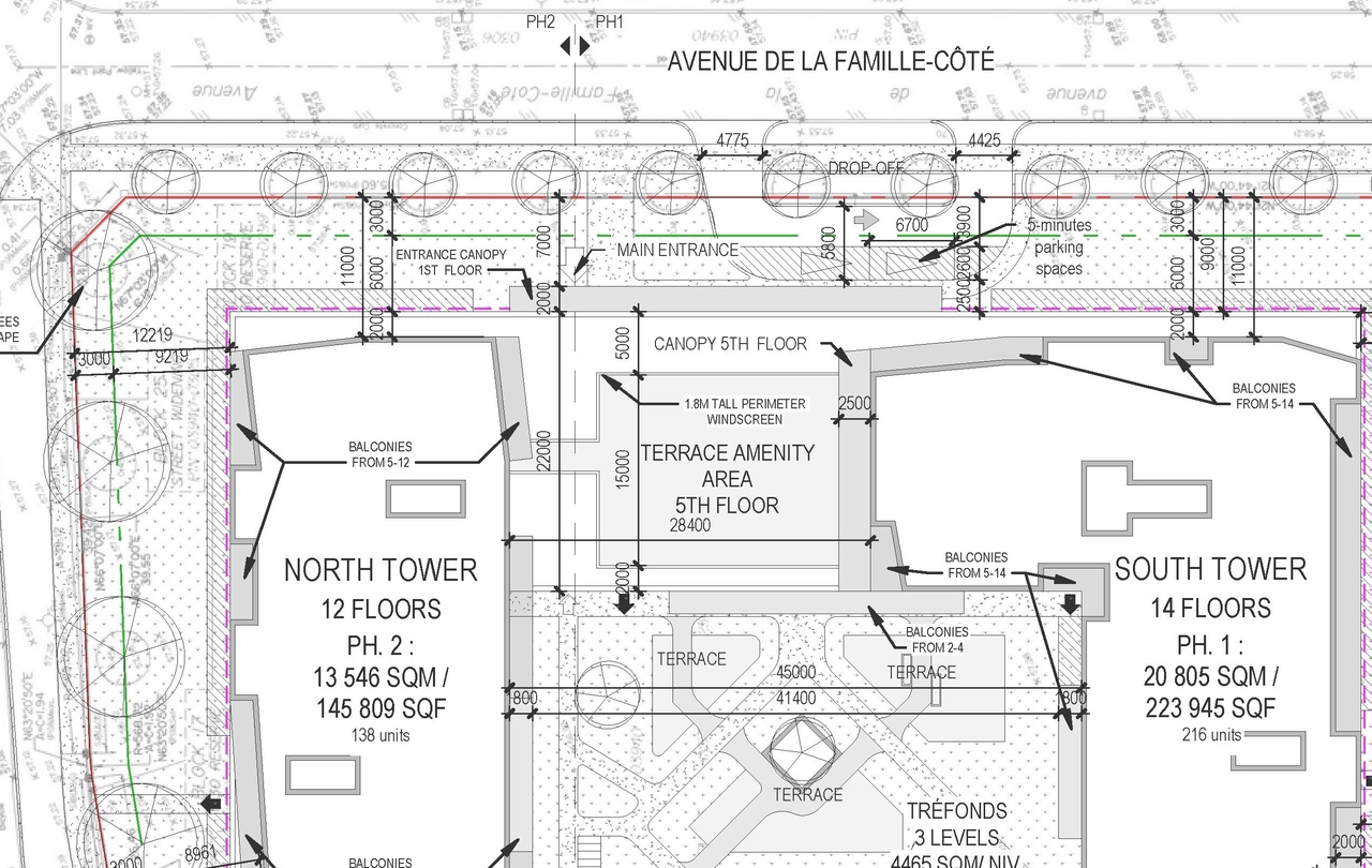 Construction site plan for project from page 26 of the file '2026-02-09 - UDRP Submission and Responses to UDRP Feedback - D07-12-26-0012'