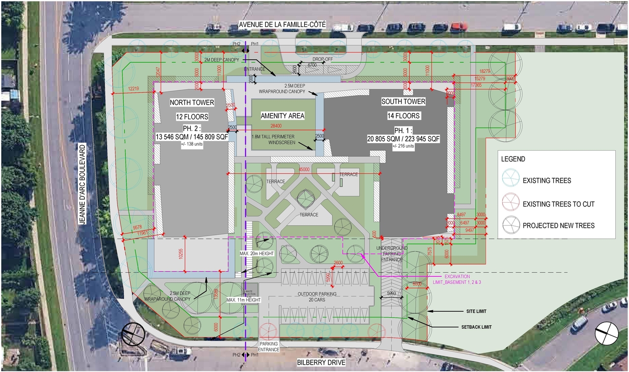Construction site plan for project from page 29 of the file '2026-02-09 - UDRP Submission and Responses to UDRP Feedback - D07-12-26-0012'