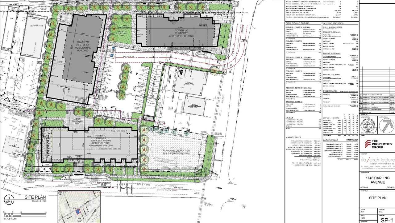 Construction site plan for project from page 19 of the file '2026-02-10 - Urban Design Brief - D07-12-26-0013 & D02-02-26-0011'