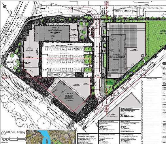 Construction site plan for project from page 14 of the file '2026-02-19 - Urban Design Brief - D07-12-26-0015'