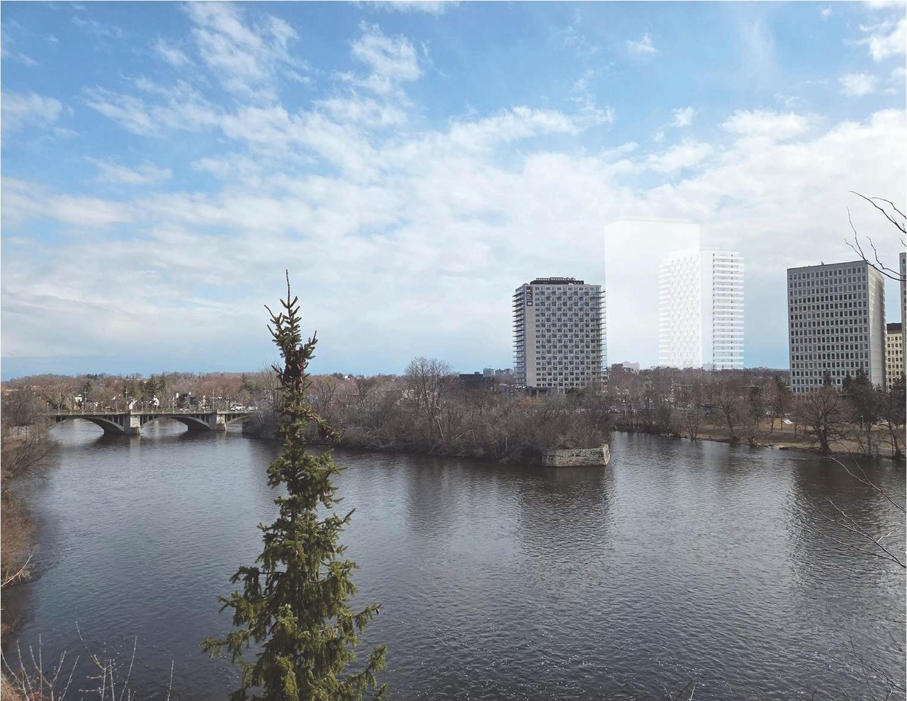 Rendering of building from page 15 of the file '2026-02-19 - Urban Design Brief - D07-12-26-0015'