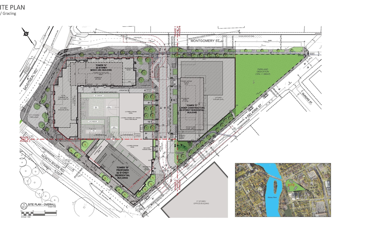 Construction site plan for project from page 16 of the file '2026-02-19 - Urban Design Brief - D07-12-26-0015'