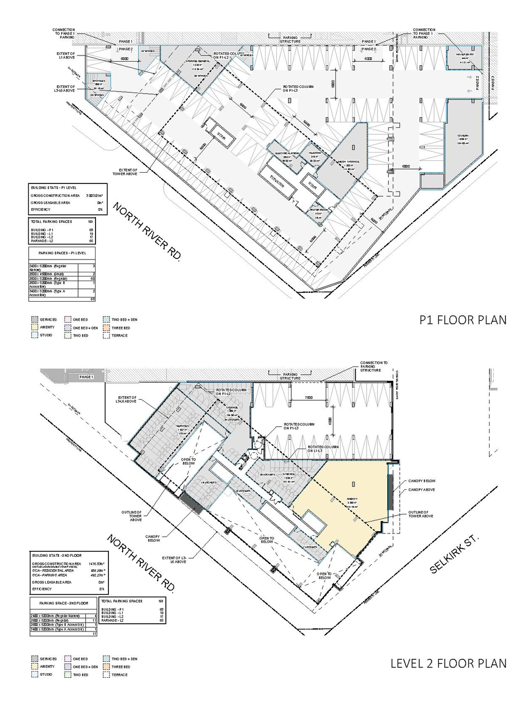 Floor plan for project from page 18 of the file '2026-02-19 - Urban Design Brief - D07-12-26-0015'