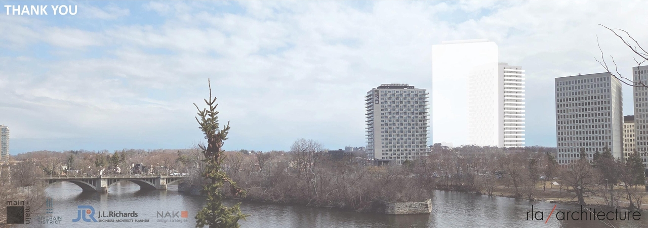 Rendering of building from page 43 of the file '2026-02-19 - Urban Design Brief - D07-12-26-0015'