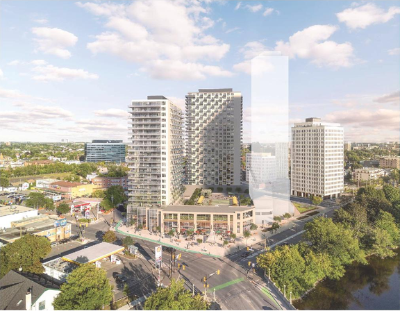 Rendering of building from page 15 of the file '2026-07-20 - Design Brief - D07-12-26-0015'