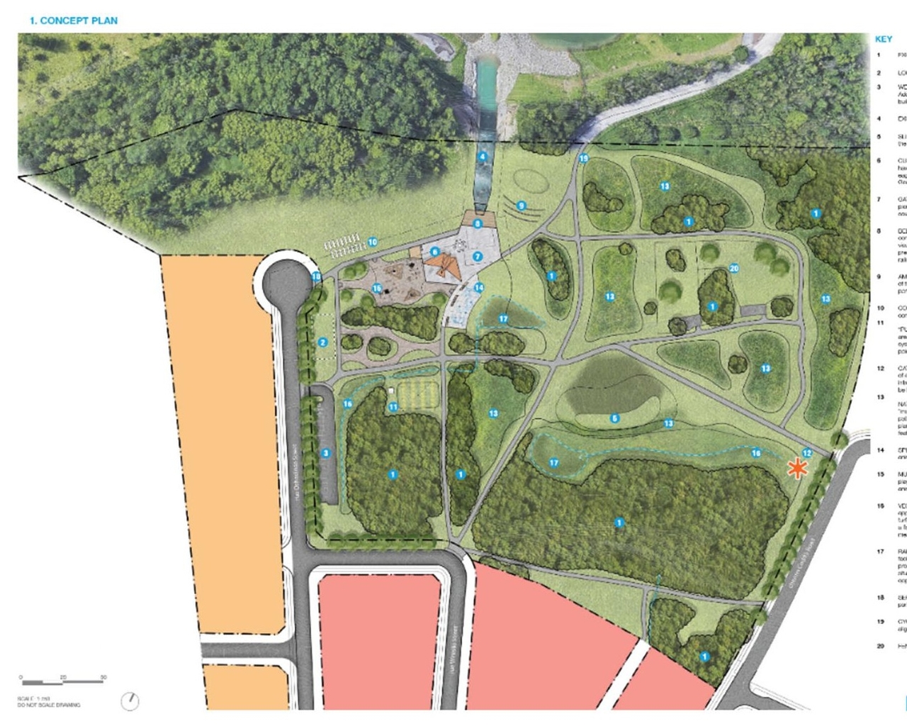 Construction site plan for project from page 29 of the file '2026-03-06 - Urban Design Brief - Phase 1 - D07-12-26-0020'