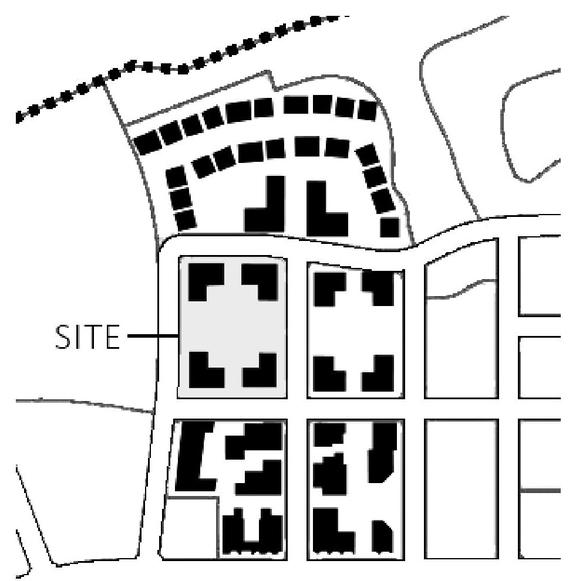 Construction site plan for project from page 31 of the file '2026-03-06 - Urban Design Brief - Phase 1 - D07-12-26-0020'