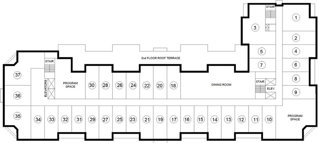 Floor plan for project from page 37 of the file '2026-03-06 - Urban Design Brief - Phase 1 - D07-12-26-0020'