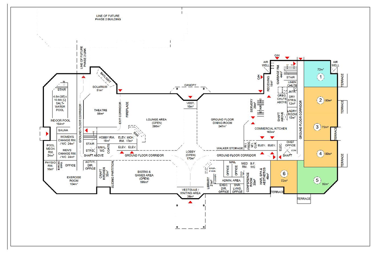 Floor plan for project from page 38 of the file '2026-03-06 - Urban Design Brief - Phase 1 - D07-12-26-0020'