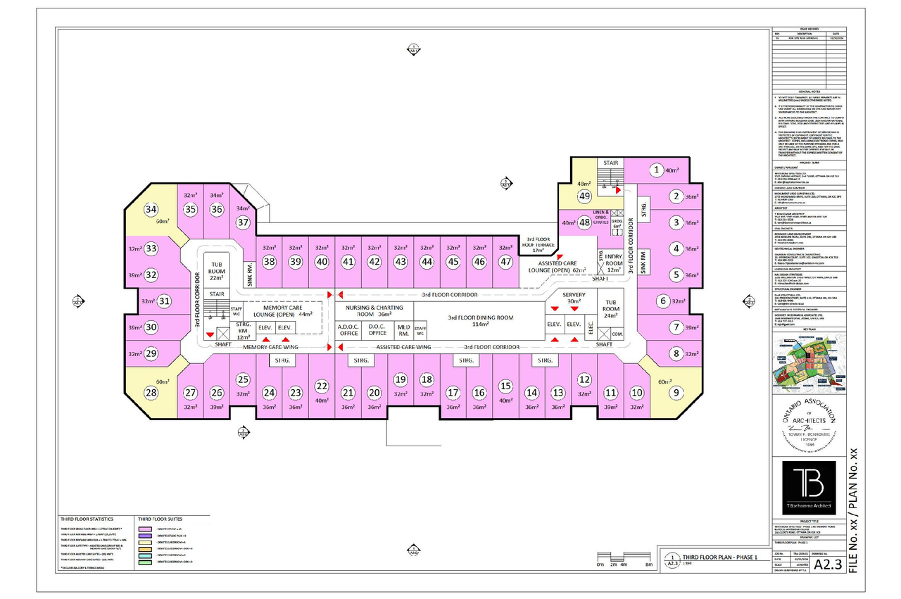 Floor plan for project from page 58 of the file '2026-03-06 - Urban Design Brief - Phase 1 - D07-12-26-0020'