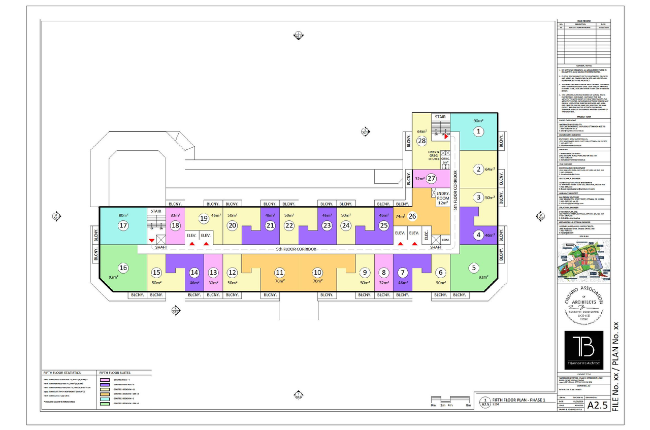 Floor plan for project from page 60 of the file '2026-03-06 - Urban Design Brief - Phase 1 - D07-12-26-0020'