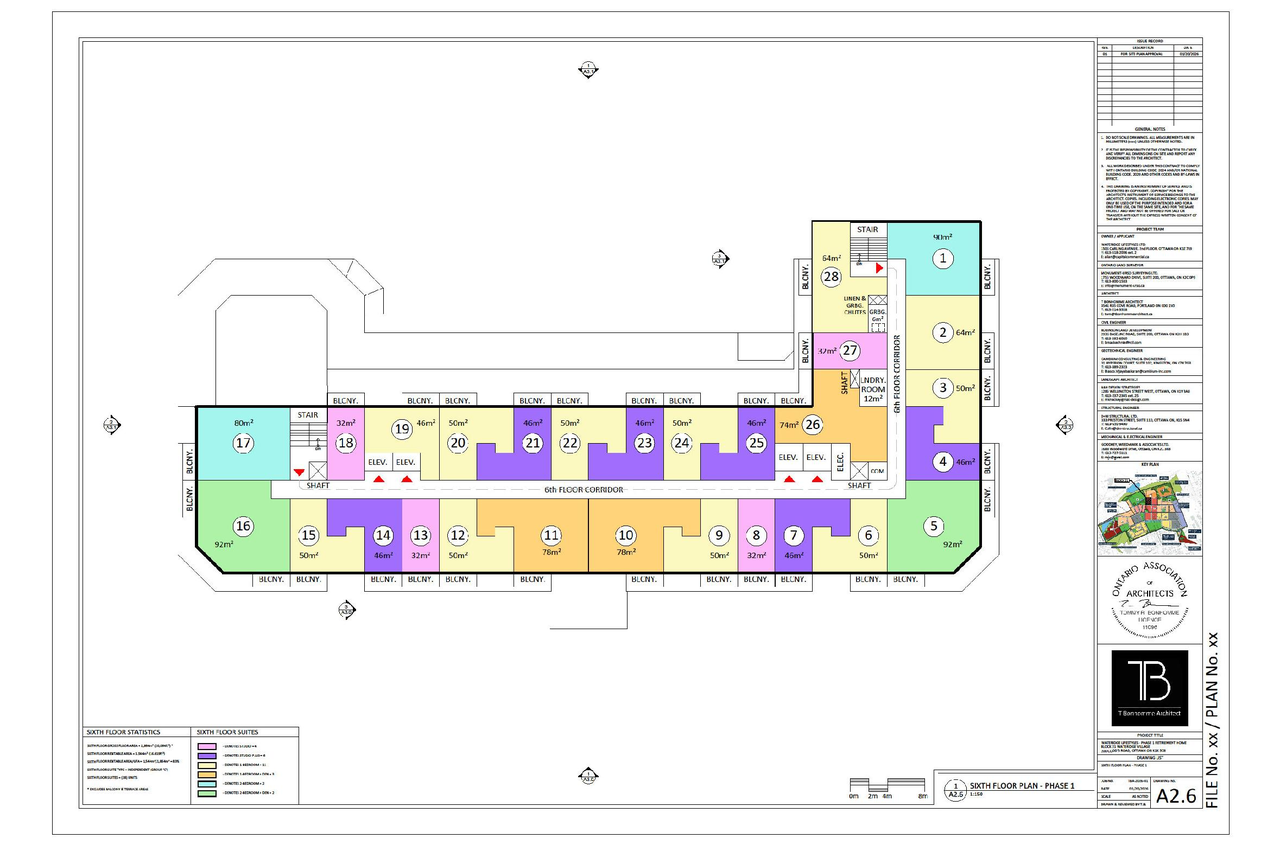 Floor plan for project from page 61 of the file '2026-03-06 - Urban Design Brief - Phase 1 - D07-12-26-0020'