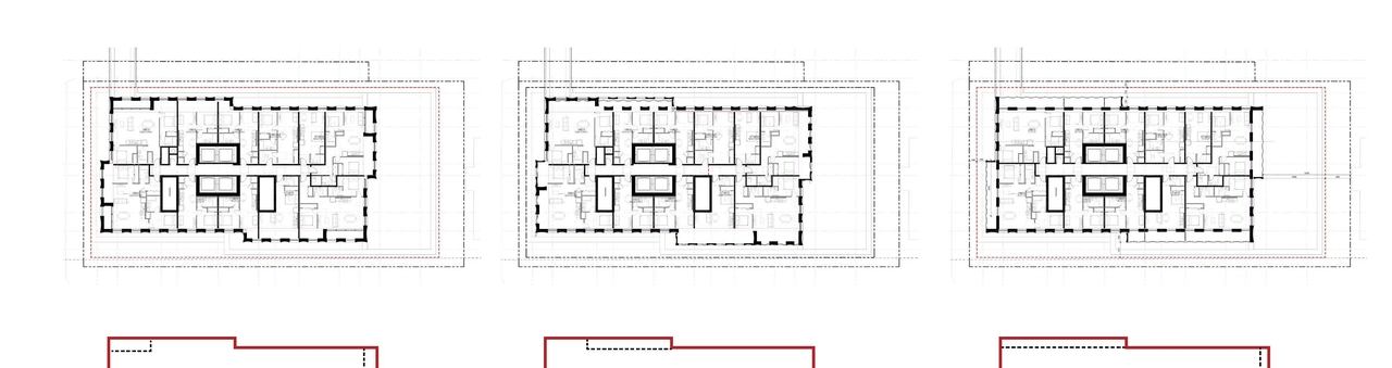 Floor plan for project from page 102 of the file '2026-03-09 - Urban Design Review Panel Recommendation Responses - D07-12-26-0023'