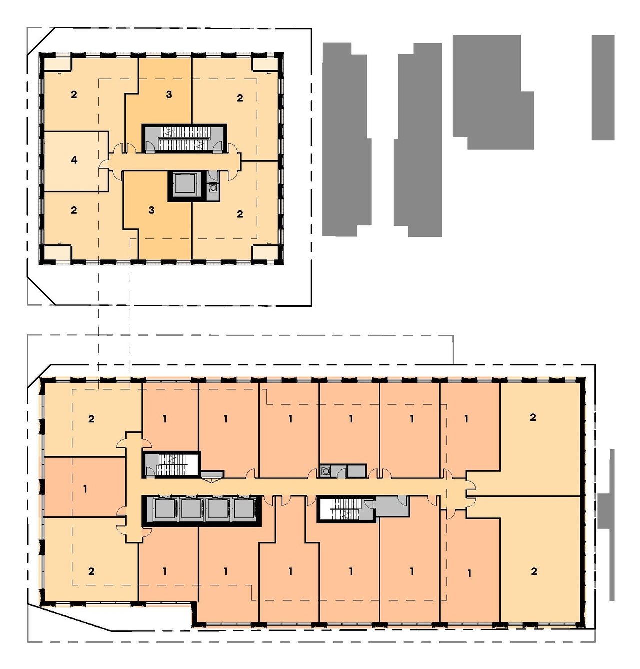 Floor plan for project from page 17 of the file '2026-03-09 - Urban Design Review Panel Recommendation Responses - D07-12-26-0023'