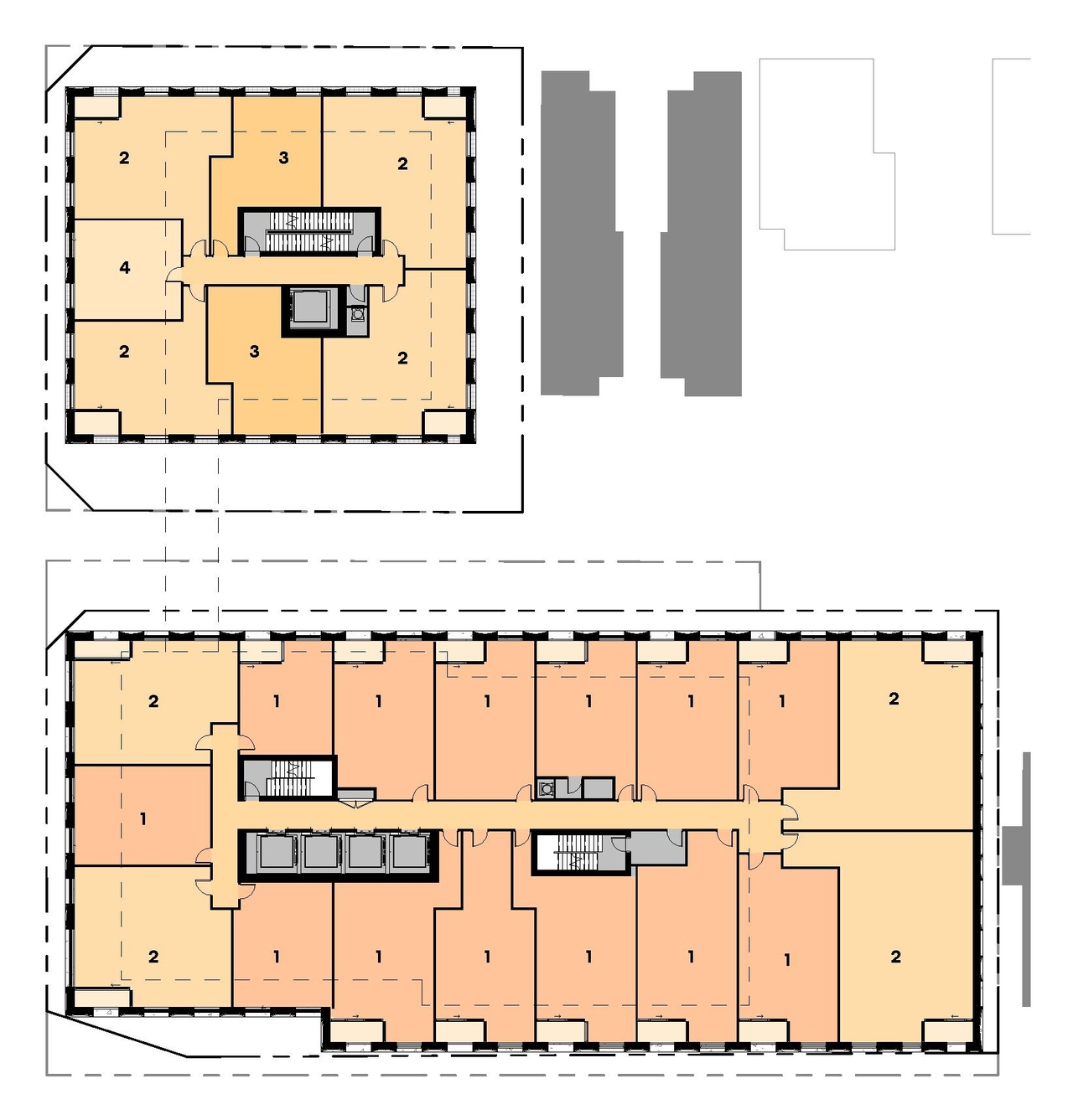 Floor plan for project from page 18 of the file '2026-03-09 - Urban Design Review Panel Recommendation Responses - D07-12-26-0023'