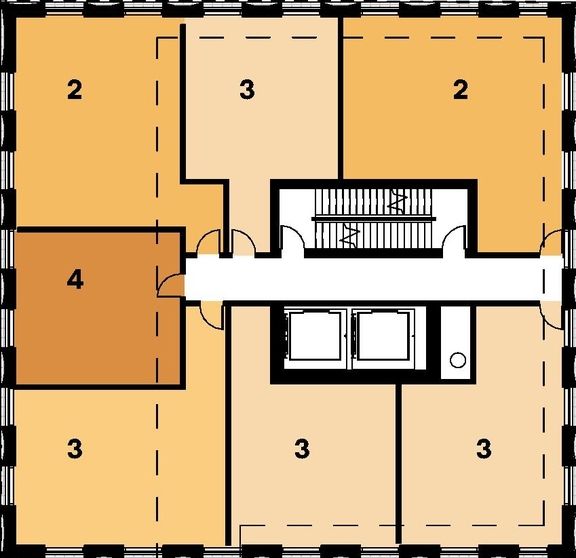 Floor plan for project from page 70 of the file '2026-03-09 - Urban Design Review Panel Recommendation Responses - D07-12-26-0023'