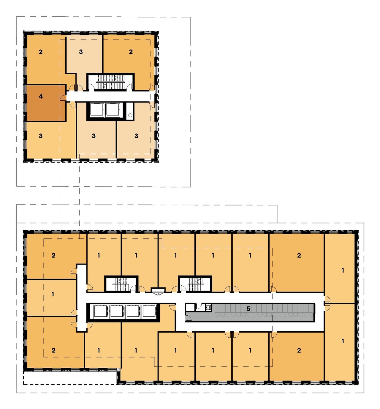 Floor plan for project from page 70 of the file '2026-03-09 - Urban Design Review Panel Recommendation Responses - D07-12-26-0023'