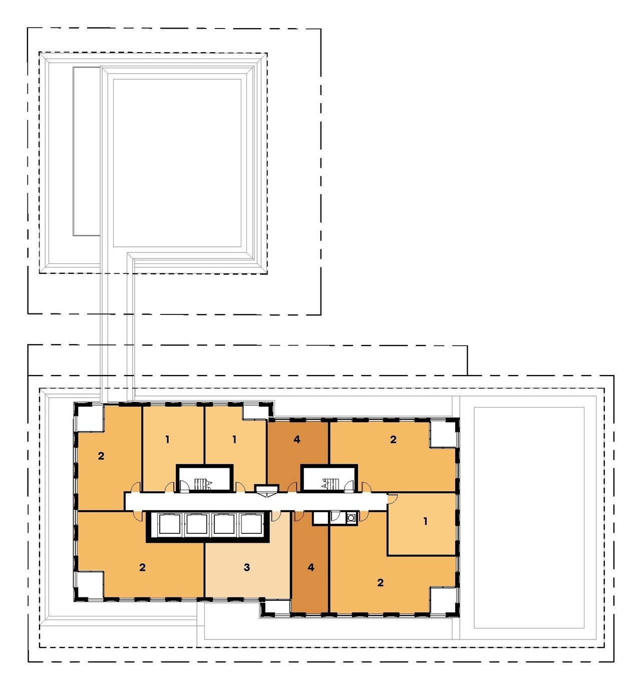 Floor plan for project from page 72 of the file '2026-03-09 - Urban Design Review Panel Recommendation Responses - D07-12-26-0023'