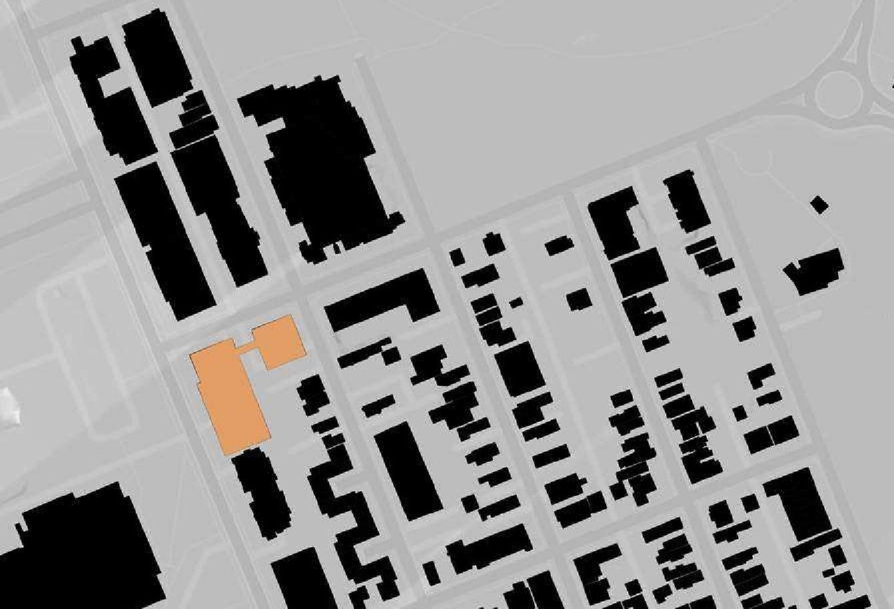 Construction site plan for project from page 90 of the file '2026-03-09 - Urban Design Review Panel Recommendation Responses - D07-12-26-0023'