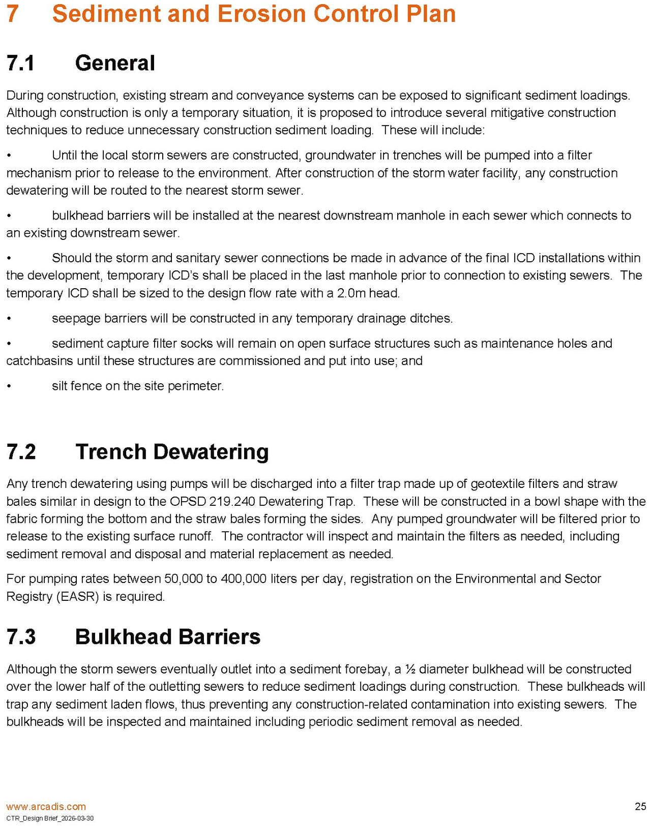 Construction site plan for project from page 27 of the file '2026-04-07 - Design Brief - D07-12-26-0026'