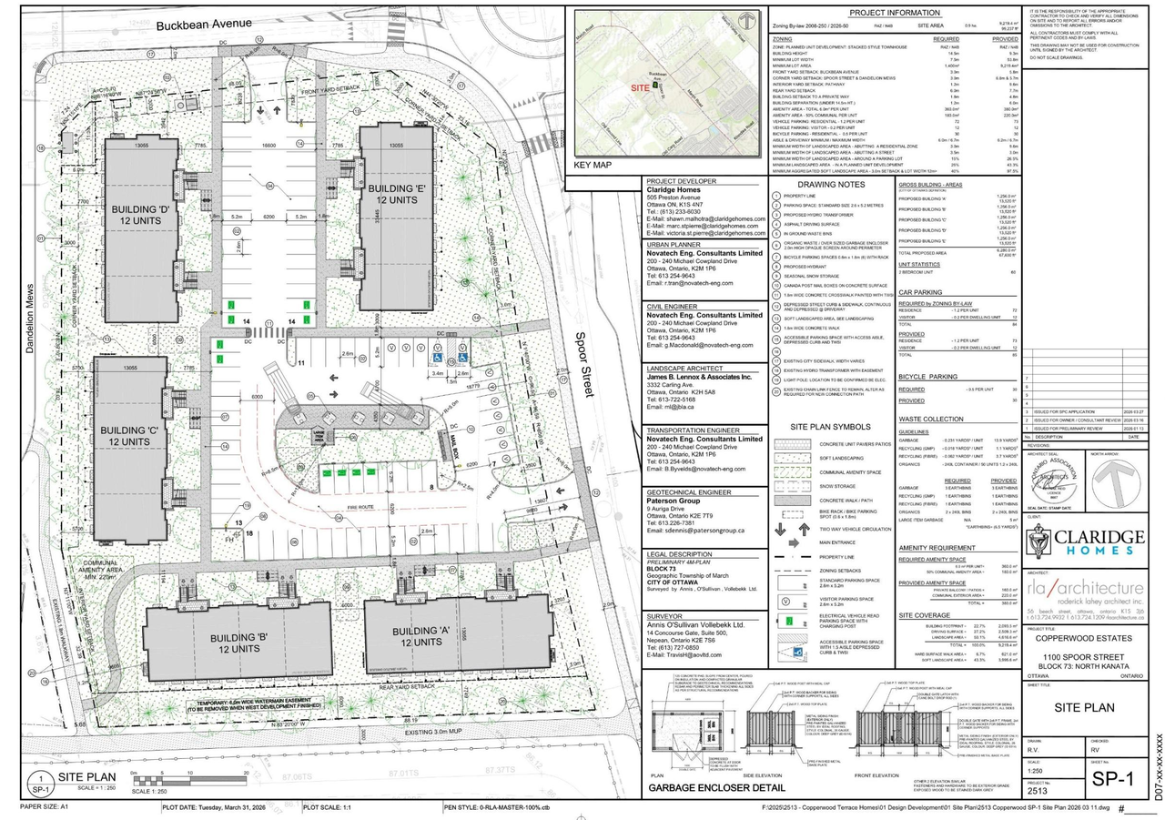 Construction site plan for project from page 22 of the file '2026-04-30 - Urban Design Brief - D07-12-26-0035'