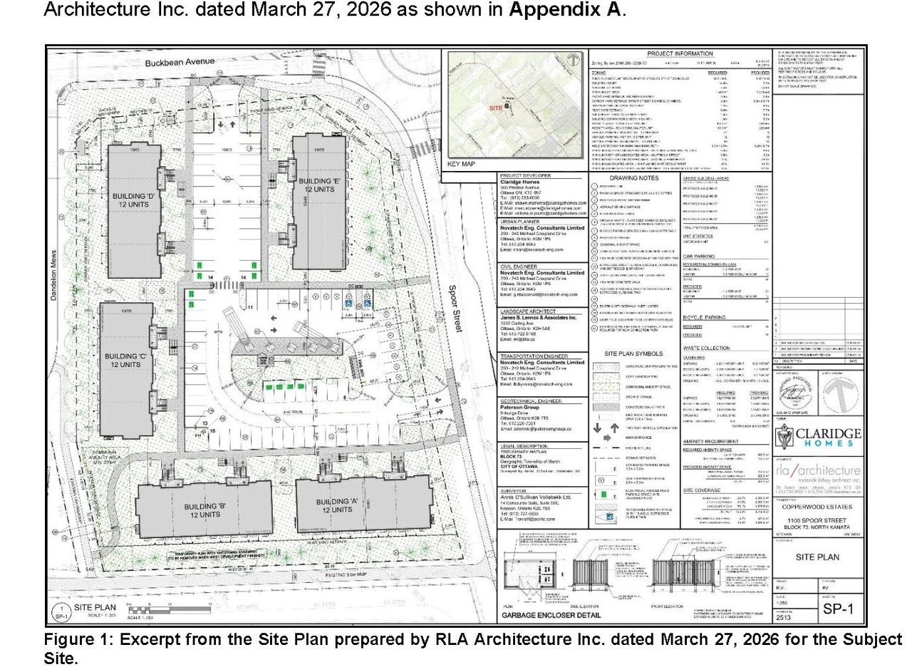 Construction site plan for project from page 5 of the file '2026-04-30 - Urban Design Brief - D07-12-26-0035'