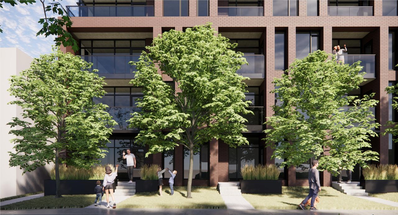 Rendering of building from page 29 of the file '2026-05-08 - Urban Design Review Panel Report - D02-02-26-0037 & D07-12-26-0051'