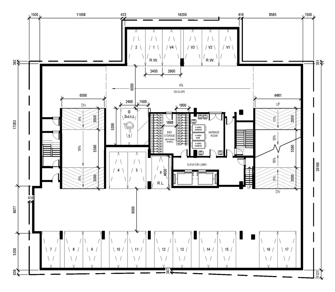 Floor plan for project from page 38 of the file '2026-05-08 - Urban Design Review Panel Report - D02-02-26-0037 & D07-12-26-0051'