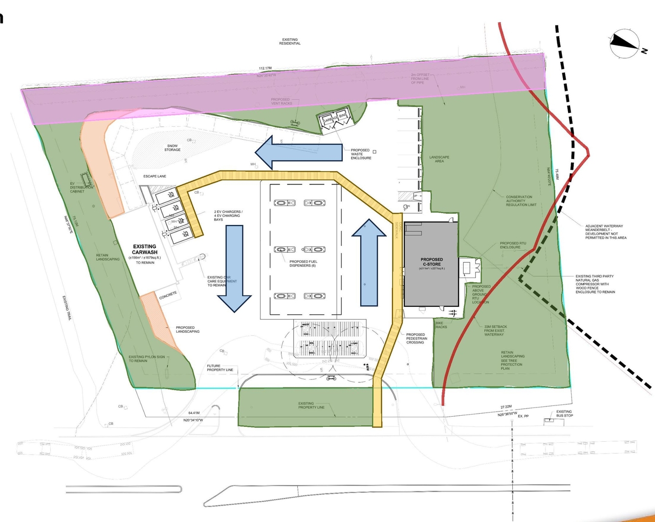 Construction site plan for project from page 8 of the file '2026-05-25 - Urban Design Brief - D07-12-26-0056'