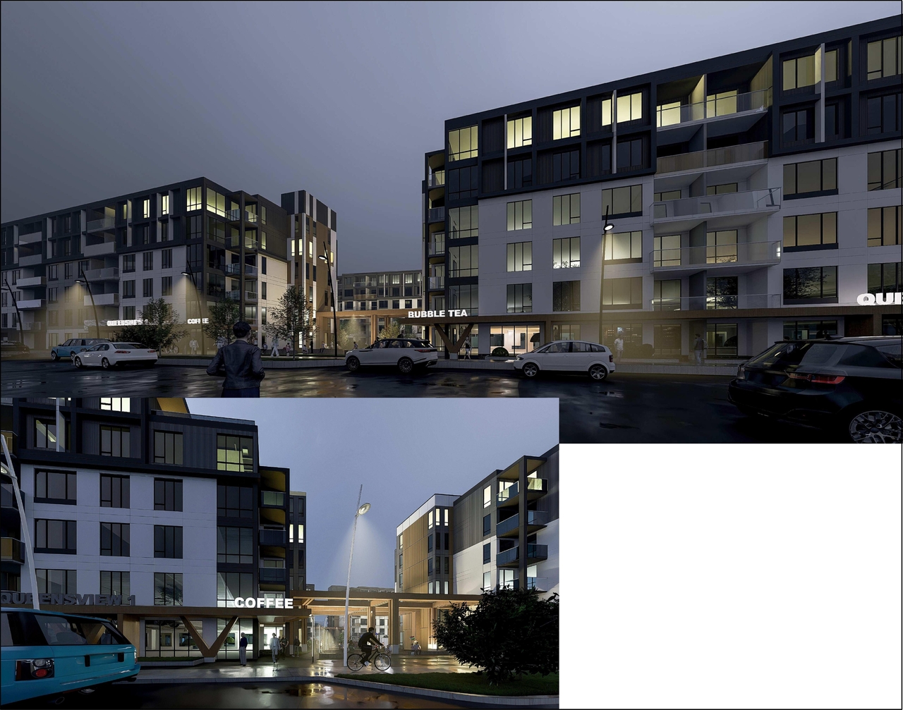 Rendering of building from page 1 of the file '2026-05-26 - Building Night View - D07-12-26-0057'