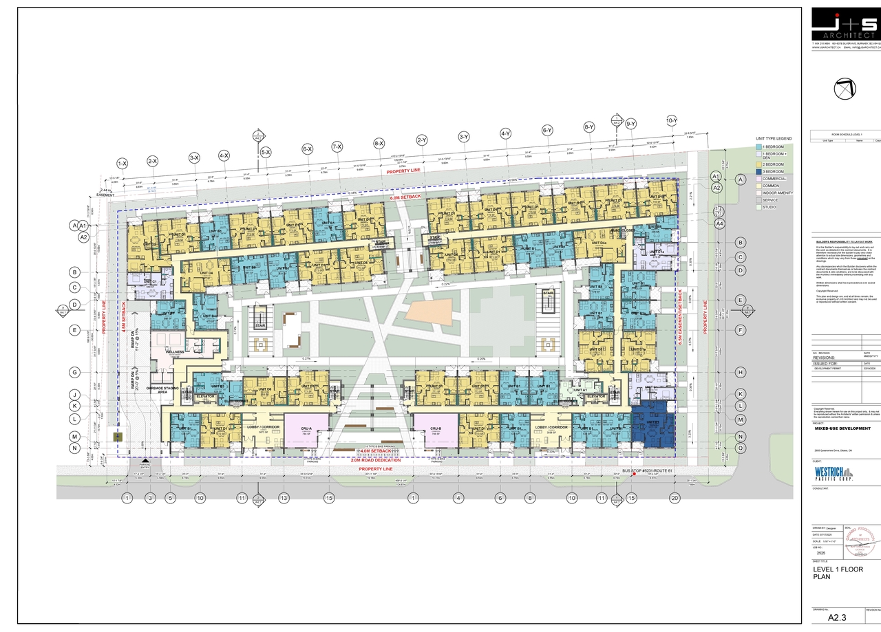 Construction site plan for project from page 3 of the file '2026-05-26 - Floor Plans - D07-12-26-0057'