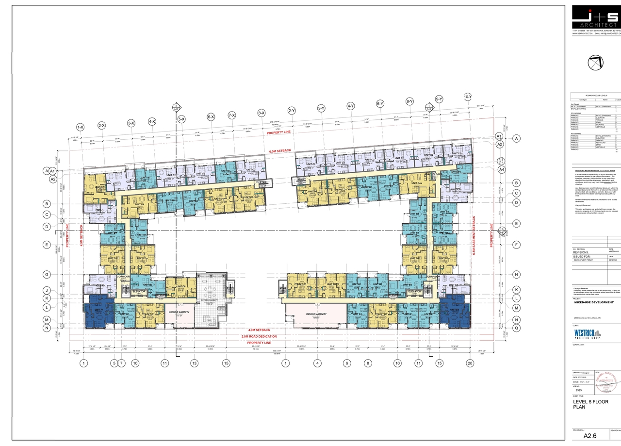 Construction site plan for project from page 6 of the file '2026-05-26 - Floor Plans - D07-12-26-0057'