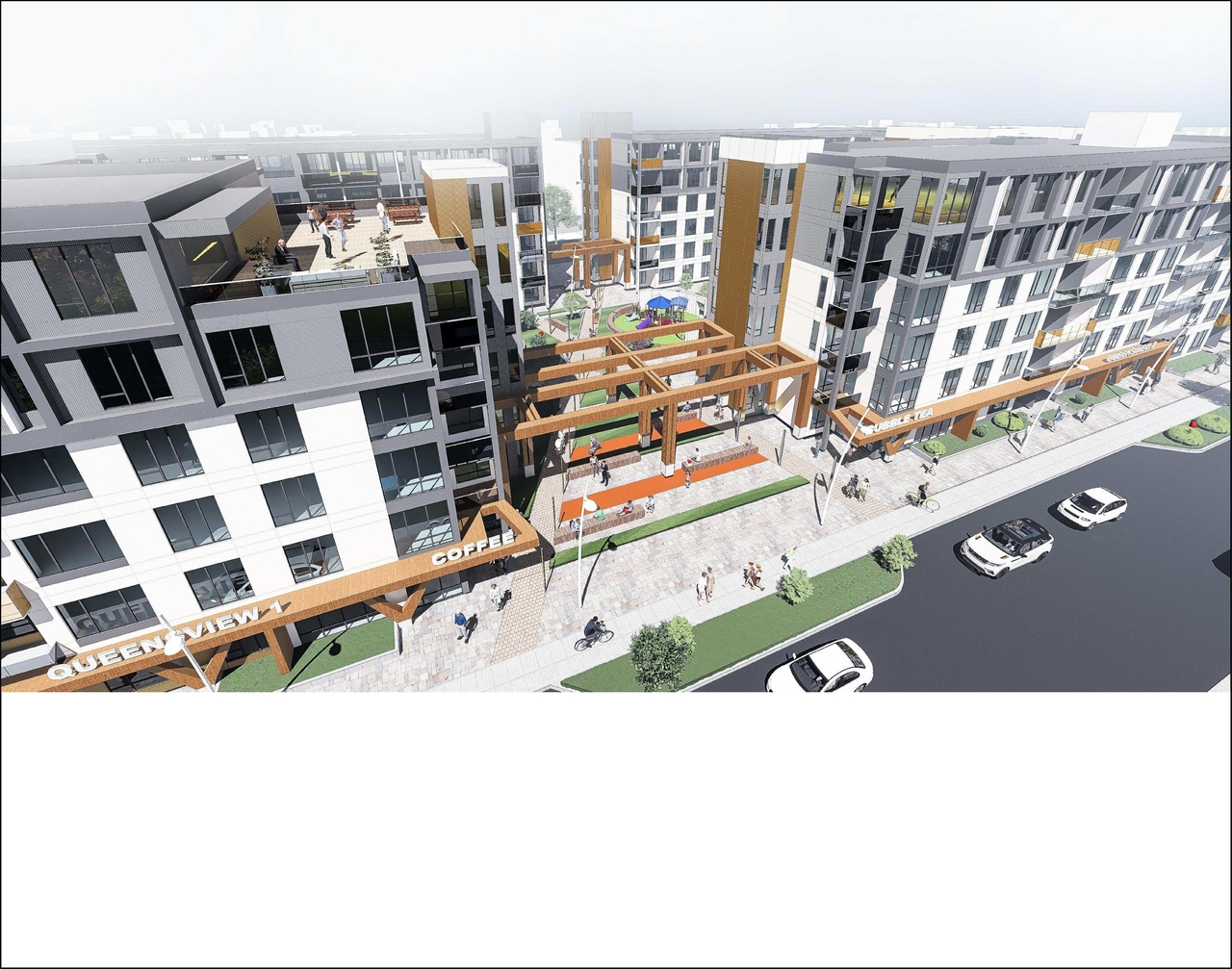Rendering of building from page 1 of the file '2026-05-26 - Aerial Views - D07-12-26-0057'