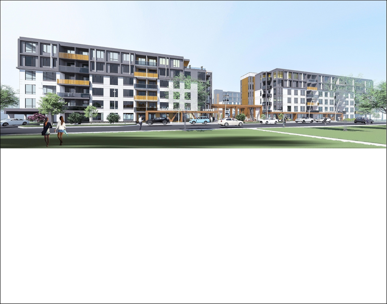 Rendering of building from page 1 of the file '2026-05-26 - Building 3D Views - D07-12-26-0057'