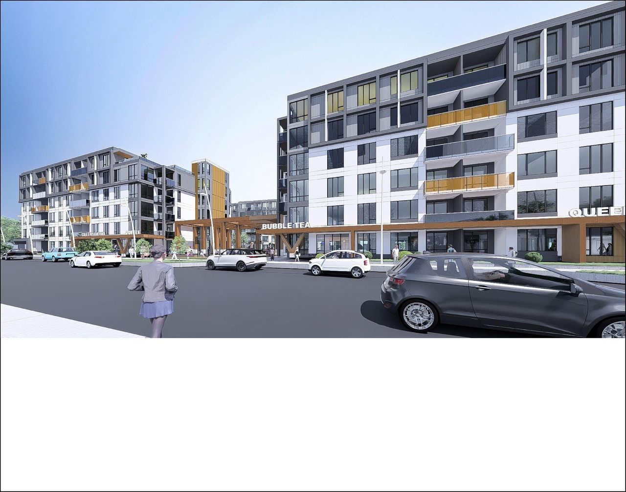 Rendering of building from page 2 of the file '2026-05-26 - Building 3D Views - D07-12-26-0057'